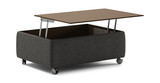 Functional Lift-top Storage Ottoman thumbnail 3