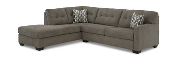 image Lavon Sectional with Left Chaise - Chocolate