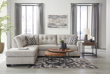 Lavon Sectional with Left Chaise - Pebble