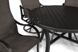 Shoreline 5 Piece Patio Dining Set - Graphite thumbnail 3