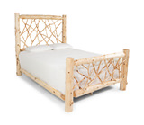 Cedar Log Queen Twig Bed thumbnail 1