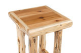 Cedar Log Open Nightstand thumbnail 4