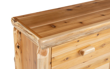 Cedar Log Dresser