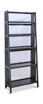 image Metro 72″ Bookcase - Black Walnut