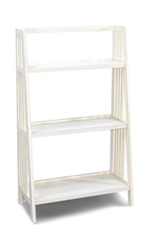 Metro 48″ Bookcase - Marble White