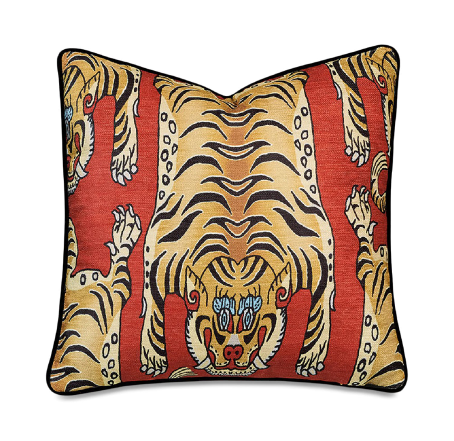 Tiger Throw Pillow, Animal Pillow, Art Pillow, Black White Pillow, Bea –  georgemillerart