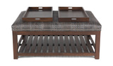 Rand Aged Gator Ottoman thumbnail 2