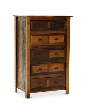 Barnwood 5 Drawer Chest