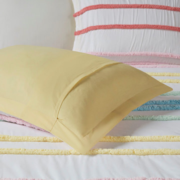 Hazeley Chenille 4 Piece Comforter Set