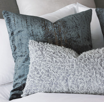 Focaccia Light Blue Decorative Pillow