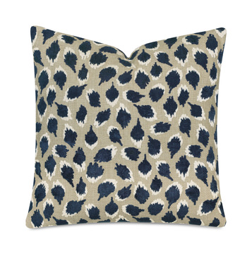 image Ocelot Navy Decorative PIllow
