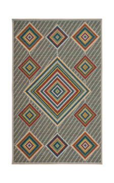 image Assorted Outdoor Rug - 4′10″ X 7′6″