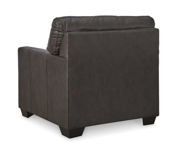 Elsa Leather Chair - Storm