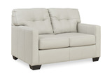 Elsa Leather Loveseat - Coconut thumbnail 2
