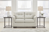 Elsa Leather Loveseat - Coconut thumbnail 9