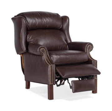 Chippendale Reclining Wing Chair