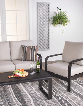 Terrace Grey Terrain 4′0″ x 5′9″ Area Rug