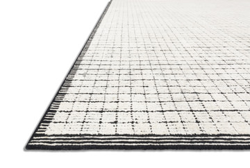 Beverly Ivory/Black Area Rug - 7′9″ x 9′9″  