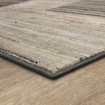 Soiree Emiliano Smokey Grey Area Rug - 2′4″ X 7′10″