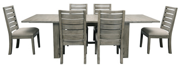 Emerson Dark Taupe Trestle Table