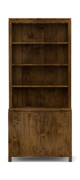 Two Door Cabinet With Hutch