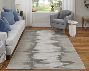 Micah Zap Ivory/Silver 9′2″ x 12′0″ Area Rug