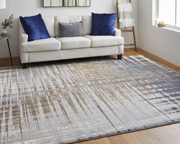 Clio Navy/Gray 10′0″ x 13′0″ Area Rug