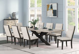 Benton Dining Table With 4 Upholstered Dining Chairs thumbnail 2