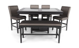 Bankston Counter Table With 4 Stools And Bench thumbnail 3