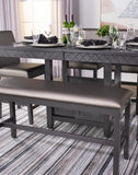Bankston Counter Table With 4 Stools And Bench thumbnail 6