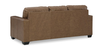 Mulan Leather Sofa - Caramel
