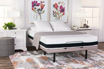 12″ Memory Foam Queen Mattress with Adjustable Base