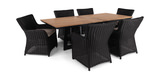 Cebu II And Java 7 Piece Patio Dining Set thumbnail 1