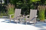 Sunrise 3 Piece Adirondack Set - Driftwood thumbnail 4