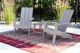 Sunrise 3 Piece Adirondack Set - Driftwood thumbnail 7