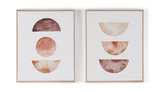 Tinted Gesso Art Set of 2 Framed Prints thumbnail 1