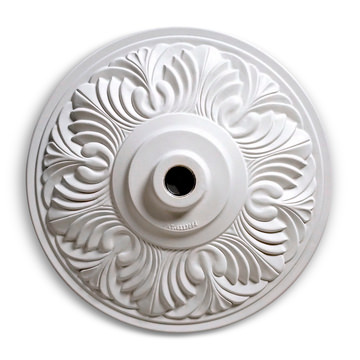 Art Deco 50lb Umbrella Base - White