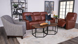 Eden Leather Power Reclining Sofa thumbnail 5