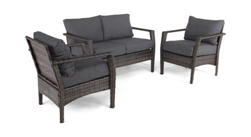 image Vista 3 Piece Woven Porch Set
