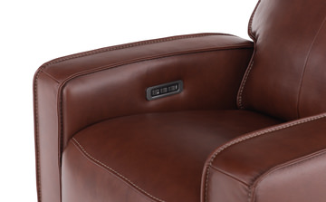 Eden Leather Glider And Power Recliner