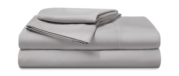 Bedgear Basic Twin Light Grey Sheet Set
