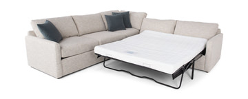 Violet 3 Piece Sectional - Right Arm Queen Sleeper