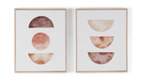 Tinted Gesso Art Set of 2 Framed Prints thumbnail 2