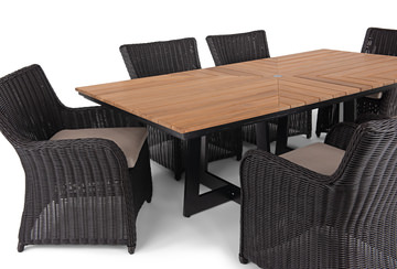 Cebu II And Java 7 Piece Patio Dining Set