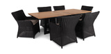 Cebu II And Java 7 Piece Patio Dining Set thumbnail 2