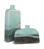 Set of 2 Fuze Glass Vases thumbnail 1