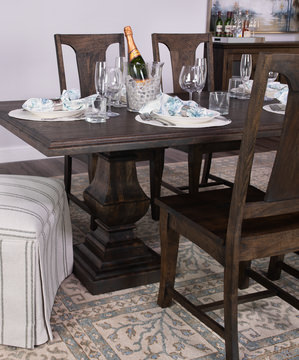 Keys Dining Table With 4 Chairs