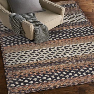 Wanderer Braid Cognac 3′0″ x 5′0″ Area Rug