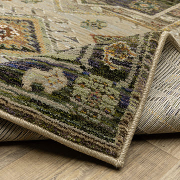 Andorra Sage/Brown 1′10″ x 3′2″ Area Rug