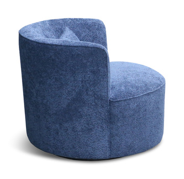 Janette Swivel Glider Chair- Navy